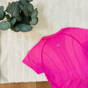 Lululemon Pink Workout Top